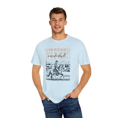 Vintage Style Cowboy Graphic Shirt - Stylish T Shirt