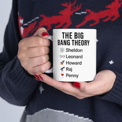 Fun Big Bang Theory Ceramic Mug, Scientist Gift, Unique Fan Gift