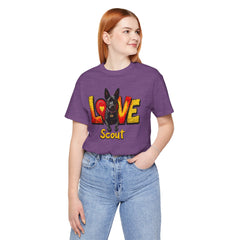 Personalized Love Your Dog T-Shirt — Designed with your dogs name and picture Graphic Tee