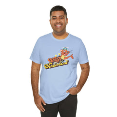 Willy's Wonderland Unisex Tee, Fun Graphic Tee, Casual Shirt, Gift for Fans, Summer Outfit, Movie Inspired Apparel