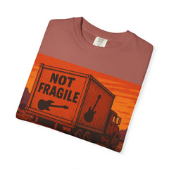 Not Fragile Unisex Garment-Dyed T-Shirt -BTO Inspired Vintage Guitar Graphic Tee