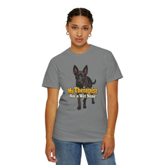 My Therapist Has a Wet Nose Personalized with your dog(s) image T-Shirt