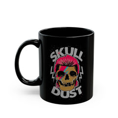 Skull Dust Gothic Black Mug