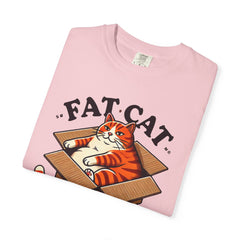 Fat Cat Happy Cat Graphic T-Shirt — Garment-Dyed Unisex Tee