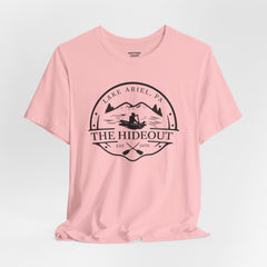 The Hideout Lake Ariel Tee — Vintage Lakeside Cabin T-Shirt