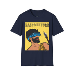 Hallo Future Pop Art Guy Unisex Softstyle T-Shirt