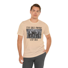 The Outsiders Shirt, Front and Back Images, Greasers Characters Shirt, Unisex Jersey Short Sleeve Tee