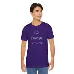 PS I LOVE YOU - Unisex Jersey Short Sleeve Tee