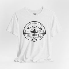 The Hideout Lake Ariel Tee — Vintage Lakeside Cabin T-Shirt
