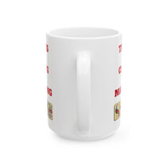 Funny Mahjong Ceramic Mug - 11oz & 15oz Sizes - Perfect Gift for Mahjong Players