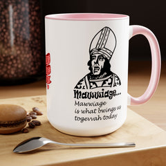 Wuv True Wuv / The Clergyman / Princess Bride / 80s Movies / Two-Tone Mugs, 15 oz. mug / Unique Fan Gift / Film Quote / Gift for him