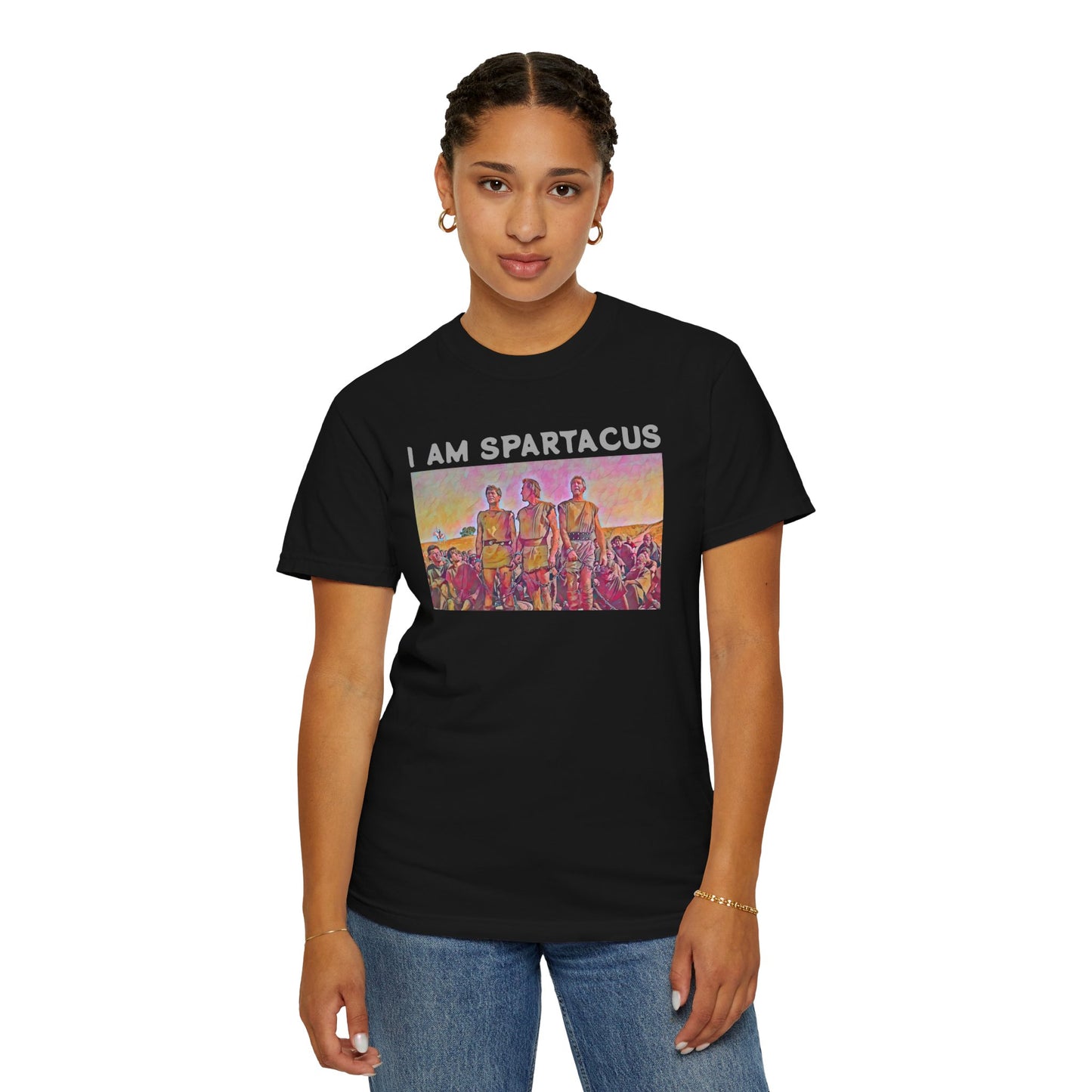 I AM SPARTACUS - Graphic Unisex Garment-Dyed T-shirt