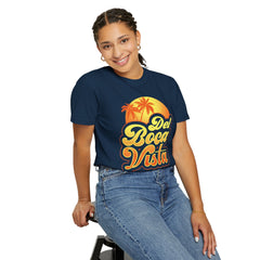 Del Boca Vista Graphic - Unisex Garment-Dyed T-shirt