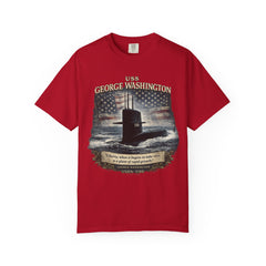 USS George Washington SSBN 598 Submarine T-Shirt with a quote from its namesake