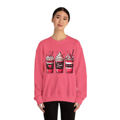 Woman's Coffee Valentine - Unisex Heavy Blend™ Crewneck Sweatshirt