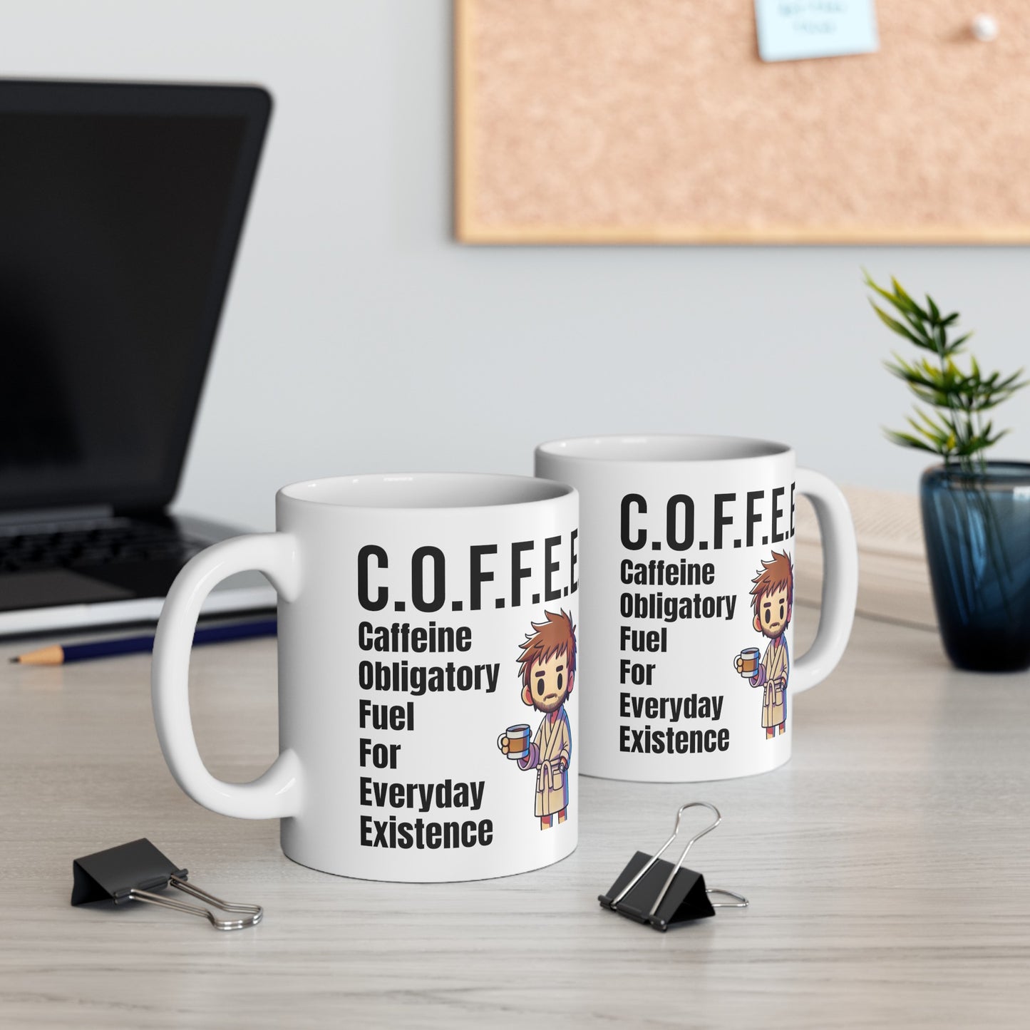 COFFEE Explained, Graphic Ceramic Mug, (11oz, 15oz)