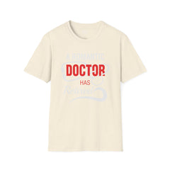 Romance Doctor - Unisex Softstyle T-Shirt | Nurse Awareness, Medical Wear, Gift For Her, Scrubs Lover, Hospital Staff Gift, Registered Nurse