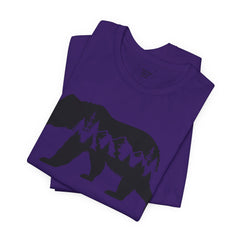 Nature-Inspired Bear Graphic Tee, Outdoor Adventure Shirt, Wilderness Apparel, Hiking Gift, Unisex Nature T-Shirt