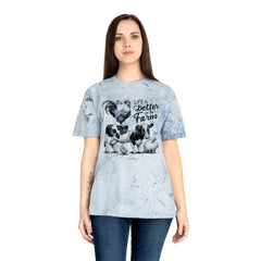 Life Is Better On The Farm Graphic Unisex Color Blast T-Shirt