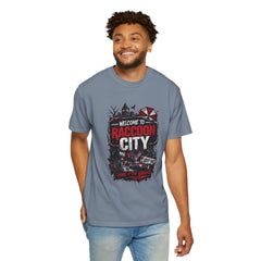 Raccoon City Graphic T-Shirt — "Welcome to Raccoon City" Horror Gamer Tee