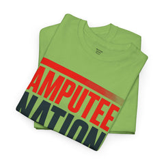Amputee Nation Unisex Heavy Cotton Tee, Support Shirt, Gift for Amputees, Awareness Apparel, Casual Comfort Wear