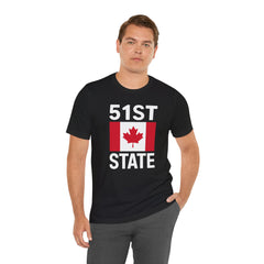 Short Sleeve Tee Canadian Humor Shirt 51st State