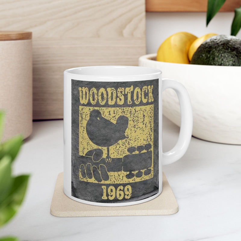 Vintage Rock n Roll Ceramic Mug - Perfect Gift for Music Lovers, Coffee Enthusiasts, Decorative Cup, 11oz or 15oz