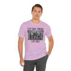 The Outsiders Shirt, Front and Back Images, Greasers Characters Shirt, Unisex Jersey Short Sleeve Tee