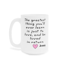 The greatest thing you'll ever learn is just to love | Moulin Rouge Movie Quote,Valentine Gift,Anniversary Gift,Boyfriend Gift,Husband Gift