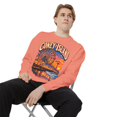 Brooklyn's Coney Island Sunset Sweatshirt - Comfort Colors Soft