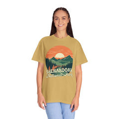 Shenandoah National Park Graphic, Comfort Colors Soft Relaxed Fit Unisex Garment-Dyed T-shirt
