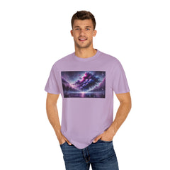 Prince Inspired Purple Rain Mural Graphic - Unisex Comfort Colors Shirt