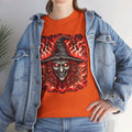 Flaming Fire Witch - Graphic Unisex Heavy Cotton Tee