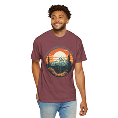 Mount Rainier National Park Graphic, Comfort Colors Soft Relaxed Fit Unisex Garment-Dyed T-shirt