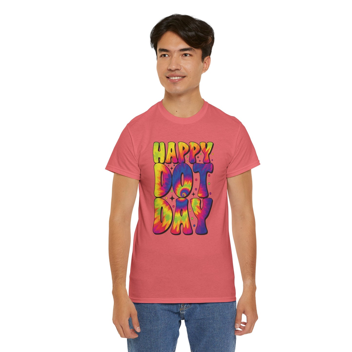 HAPPY DOT DAY - Graphic Unisex Heavy Cotton Tee