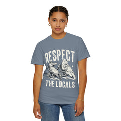 Alligator and Manatee Respect the Locals T-Shirt — Vintage Beach Vibes Graphic Tee