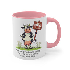 COW TIPPING Awareness - Accent Mugs | Cow Tipping Is Real, Bovine Humor. Gift For Him, Gift For Her, Farm Humor, Cow Fan Gift, Farm Animal
