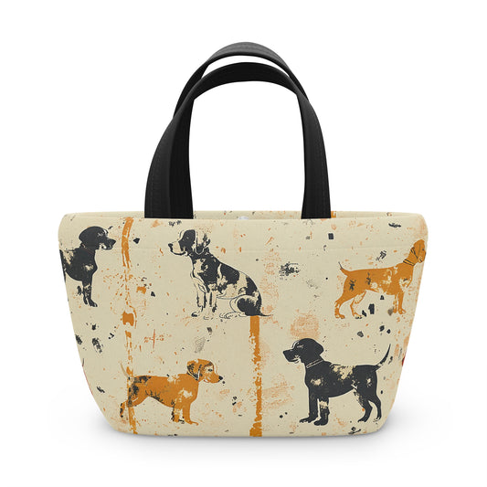 Paint Splattered Dogs Themed - Lunch Bag