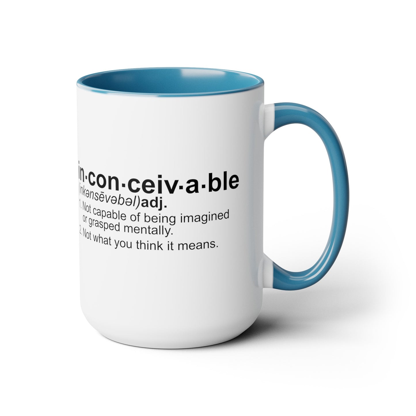 Princess Bride Mug: Inconceivable Quote, 80s Movie Fan Gift