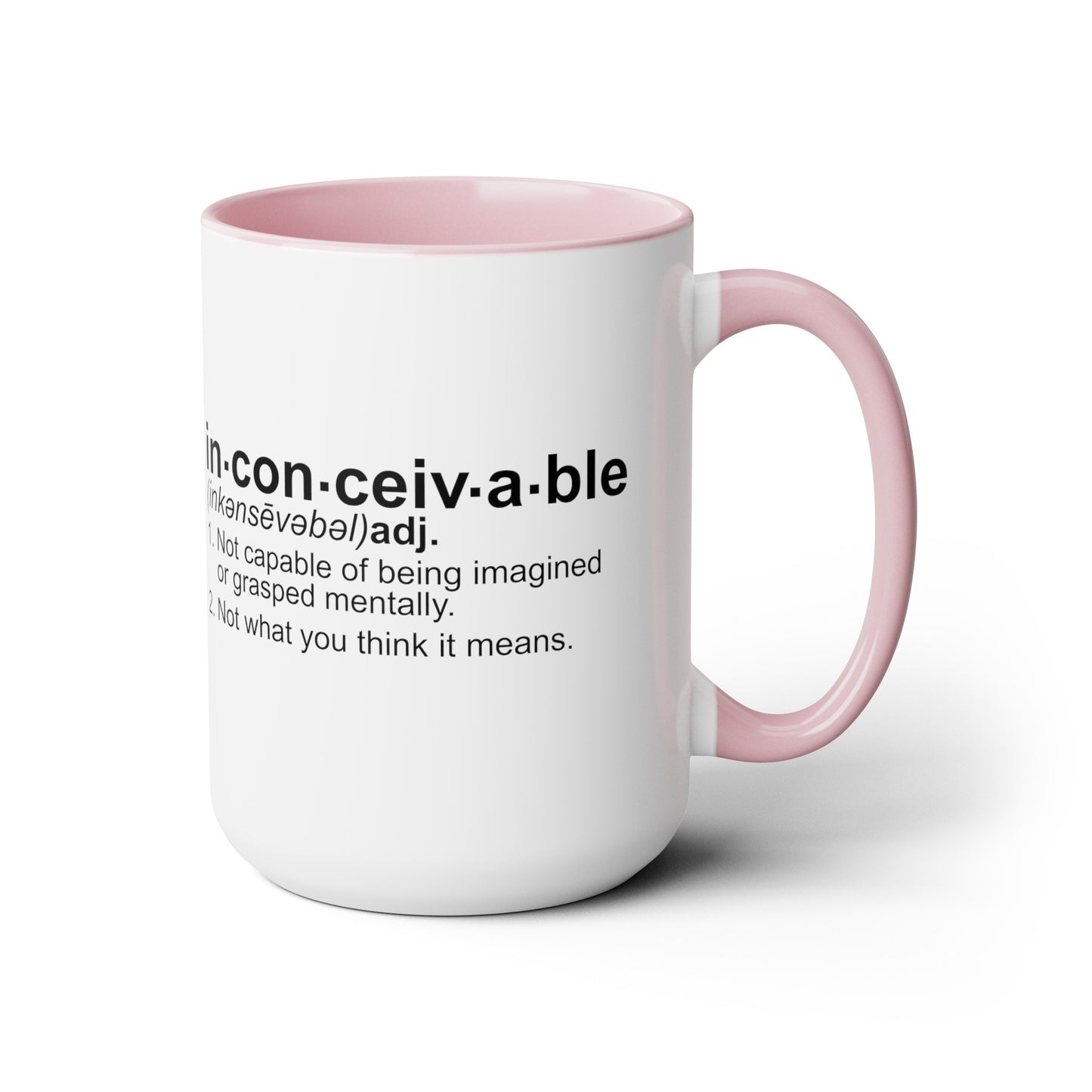 Princess Bride Mug: Inconceivable Quote, 80s Movie Fan Gift