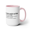 Princess Bride Mug: Inconceivable Quote, 80s Movie Fan Gift