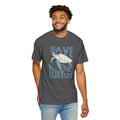 Sea Turtles, Save The Turtles -  Graphic Unisex Garment-Dyed T-shirt