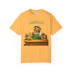 Golden Retriever Brewer Beer T-Shirt — Cute Brew-Dog Graphic Tee