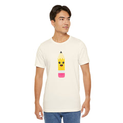 Emoji TEACHER PENCIL- Graphic Unisex Jersey Short Sleeve Tee