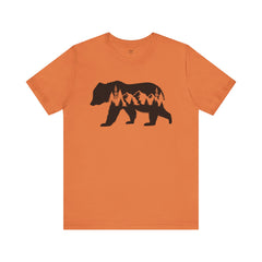 Nature-Inspired Bear Graphic Tee, Outdoor Adventure Shirt, Wilderness Apparel, Hiking Gift, Unisex Nature T-Shirt