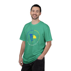 Blue French Horn & Yellow Umbrella T-Shirt — HIMYM Fan Tee
