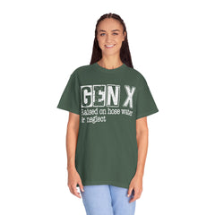GEN X FUNNY graphic, Raised on Hose Water and Neglect, Retro Comfort Colors 1717, unisex garment-dyed t-shirt, gift for him, gift for her, Birthday gift tee, Vintage Style graphic tee, Fathers Day Shirt