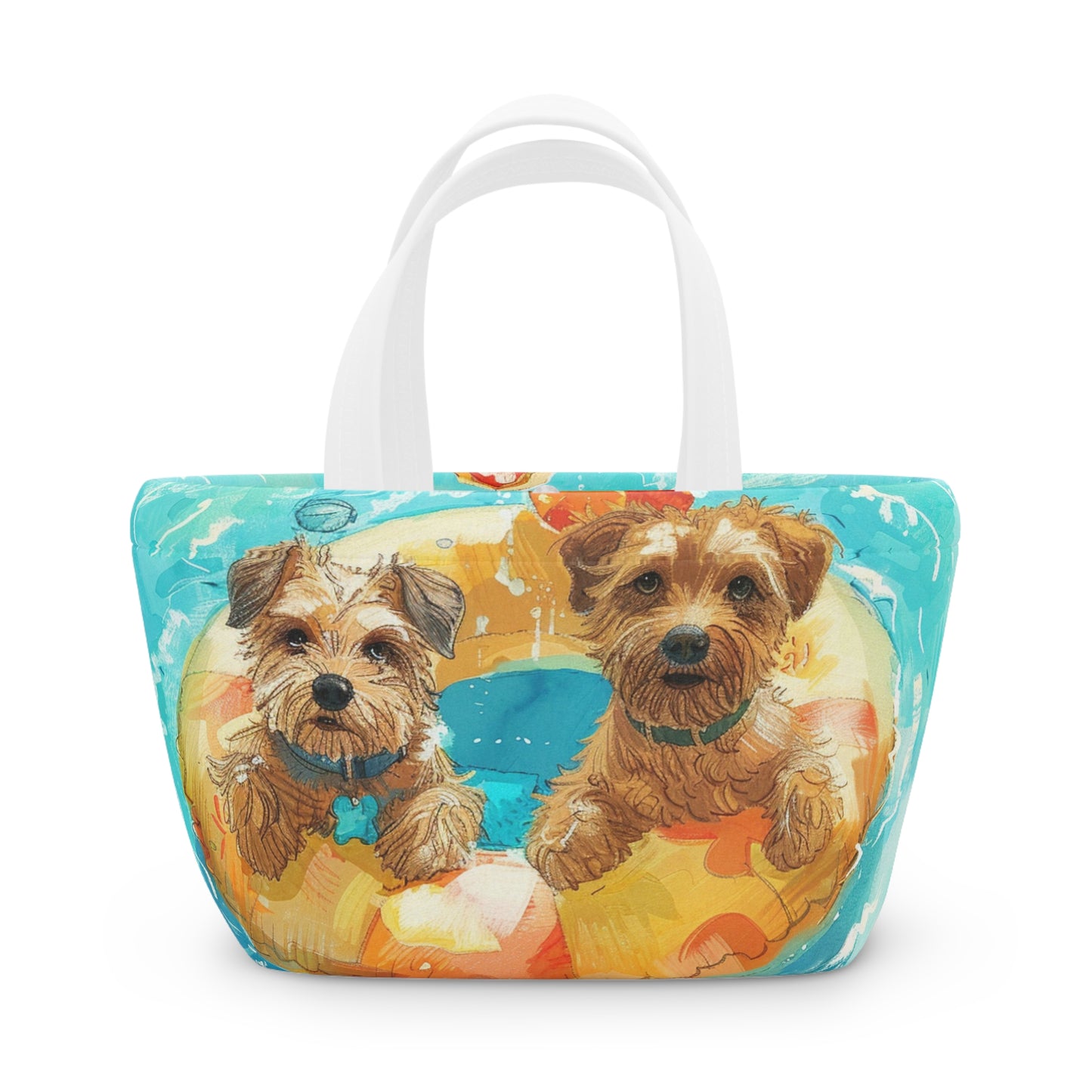 Max And Bella Dog Themed Swim Buddies - Lunch Bag