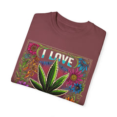 I LOVE GARDENING TShirt, Vintage Style tee, Leaf Graphic Tee, Weed Lover, Smoke Cannabis tee, Relaxed Fit tee, Stoner Lifestyle, Marijuana