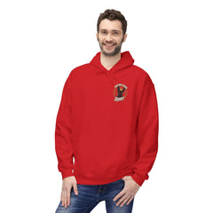 Breakfast Club Hoodie — Cute Black Dog, Bacon & Egg Graphic Pullover